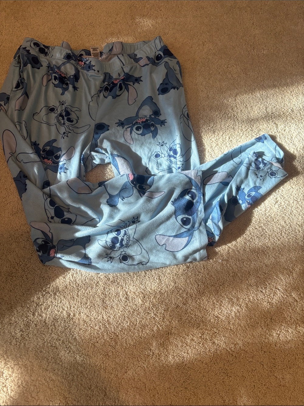 Disney Light Blue Stitch Allover Pajama Pants